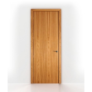 Puertas interiores de roble de madera maciza compuesta de puerta de madera empotrada de núcleo sólido de lujo de estilo moderno con marcos - Product Image 1