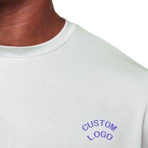 Camiseta Deportiva Casual de Alta Calidad para Hombre, Talla Grande, Tejido de Tela, Estampada, Transpirable, de Secado Rápido, Sin Arrugas, Corte Holgado, Manga Corta - Product Image 3