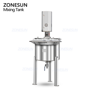 Réservoir de mélange de liquide chimique cosmétique personnalisé en acier inoxydable ZONESUN ZS-MB320L avec agitateur de type fouet - Product Image 5