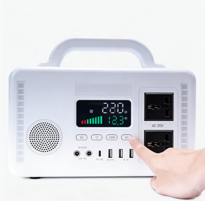 Almacenamiento de Energía Solar Fotovoltaica, Fuente de Energía Portátil de Gran Capacidad, para Emergencias, Uso en Exteriores, 300W, Personalizable - Product Image 1