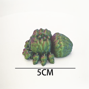 Modèle de jouet araignée imprimé en 3D créatif, petit et articulé, animaux et dinosaures tendance pour enfants - Product Image 2