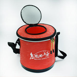 Seau à poisson pliable Eva, étanche, avec fermeture éclair, poignée supérieure, sac de pêche multi-usages - Product Image 3