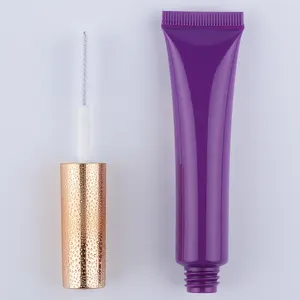 3-10毫升空光泽睫毛膏管容器化妆品塑料包装美容金帽带棒和刷子