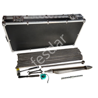 Kit d'échantillonnage de sol (tarière manuelle pour tourbe) avec garantie d'un an pour la collecte de sols en terrain