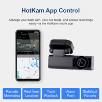 Caméra de tableau de bord Wifi HD 4G 2K à 2 canaux, caméra avant et arrière, vision nocturne IR-Cut, enregistreur vidéo en direct