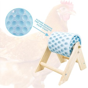 <b>Wooden</b> chicken beak grinder with calcium stones and <b>wooden</b> frame. Adds fun to your pet's beak. - Product Image 4