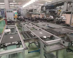 Stainless Steel Belt Pallet Chain Conveyor for Electric Car Assembly Production Line Car Manufacturing Plant Assembly Line - Product Image 6