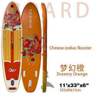 Tabla de <span class=keywords><strong>Paddle</strong></span> <span class=keywords><strong>Surf</strong></span> Inflable de <span class=keywords><strong>11</strong></span> <span class=keywords><strong>Pulgadas</strong></span> con Tecnología Drop Stitch, Diseño de Gallo Naranja, para Remo Estable, Venta al Por Mayor - Product Image 3