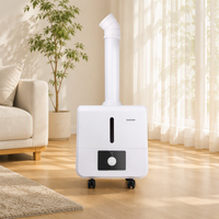 Humidificateur ultrasonique électrique mécanique 16L en plastique, machine à brume 3kg/h, faible bruit, pour serre industrielle