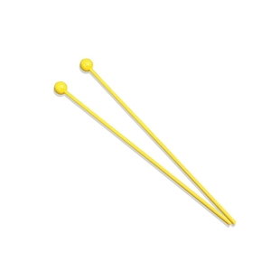 Mazos de plástico redondos con cabeza de plástico duro, palo de percusión para niños, instrumento musical Orff, accesorio musical al por mayor - Product Image 1