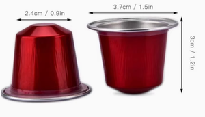 10 ensembles bricolage usage Commercial <span class=keywords><strong>café</strong></span> Capsules vides papier d'<span class=keywords><strong>aluminium</strong></span> jetable en plusieurs couleurs Xiaomi Machine à <span class=keywords><strong>café</strong></span> Compatible - Product Image 3