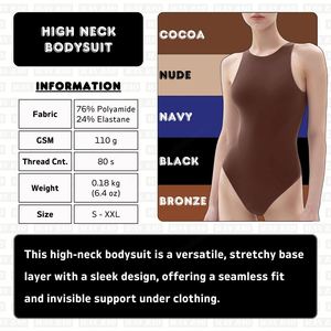 ชุดกระชับสัดส่วนผู้หญิงสำหรับฤดูหนาว แบบเต็มตัว ไร้รอยต่อ ทรงบอดี้สูท คอกลม แขนกุด ชั้นใน ช่วยเก็บหน้าท้อง กันน้ำ สวมใส่สบาย - Product Image 2