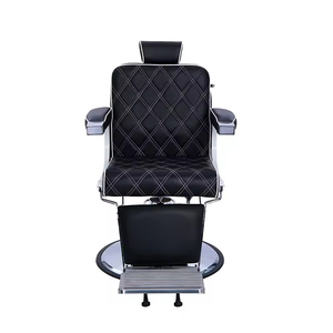 Sillón <span class=keywords><strong>de</strong></span> Barbería Ajustable con Respaldo <span class=keywords><strong>de</strong></span> Cuero Cómodo, Apto para Peluquerías y Barberías, Duradero y Fácil <span class=keywords><strong>de</strong></span> Limpiar - Product Image 3
