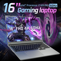 Ordinateur Portable Professionnel Gaming et Bureautique 16 Pouces, 1920x1200 FHD IPS Quad Core, 1,78 kg Ultra Léger, DDR, Emplacement SSD