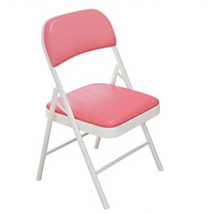 كرسي قابل للطي بإطار فولاذي حديث مع وسائد إسفنجية، محمول ومقاوم للماء، مناسب للاجتماعات والفعاليات واستخدام الحدائق - Product Image 5