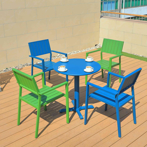 <span class=keywords><strong>Table</strong></span> <span class=keywords><strong>basse</strong></span> ronde bleue d'extérieur Simple et moderne, mobilier de jardin, terrasse, <span class=keywords><strong>piscine</strong></span>, <span class=keywords><strong>table</strong></span> à manger en aluminium étanche - Product Image 3
