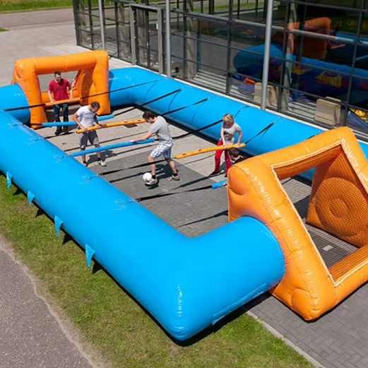 Outdoor Inflatable Attraction Kids Toys Inflatable Foosball Game ...