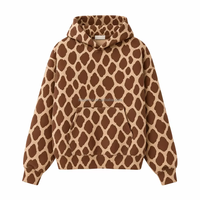 Sweat à capuche décontracté pour homme en coton épais, style mode OEM, avec logo personnalisé imprimé
