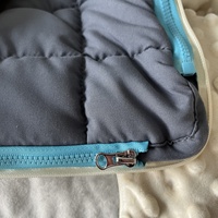 60 "x 80" 15LBS Sensory Dotted Minky Couverture lestée et housse de couette avec système de fermeture éclair