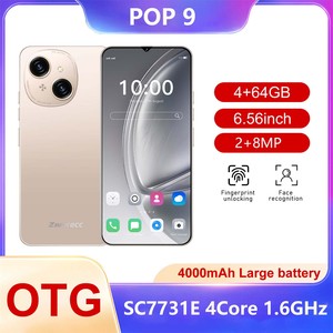 Smartphone ZNNXECC POP 9 4 Go + 64 Go double carte double SIM, grand écran 6,6 pouces + processeur quadricœur, vente en gros d'usine en stock - Product Image 6