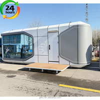 Maisons conteneurs mobiles écologiques et durables Smart Capsule, étanches, préfabriquées, prêtes à l'emploi, garantie 1 an pour les sites touristiques