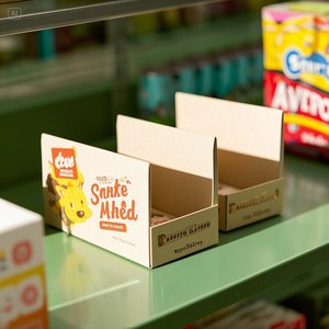 Tùy chỉnh hiển thị các tông hộp SRP Kệ sẵn sàng bao bì gấp xé PDQ lưu trữ khay bán lẻ truy cập hàng đầu hiển thị đơn vị - Product Image 5