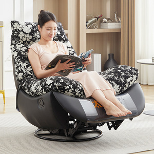 Capsule Style Single Sofa Chair Removable Washable Cover Tilting Living Room Bedroom Balcony Use - Product Image 1