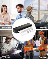 2026 Neuer A4 Faltbarer Drucker mit WLAN- und Bluetooth-Unterstützung, 2500mAh Tragbares Paket OEM-Projekt als Geschenk für den Lifestyle