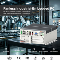 Ordinateurs industriels embarqués sans ventilateur avec rail DIN, WiFi/4G/5G, processeurs Core I9/i7/i5/i3