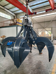 Grúa Excavadora hidráulica OEM/ODM Reciclaje de metales Giratorio/fijo Manejo de materiales duraderos Orange Peel <span class=keywords><strong>Polyp</strong></span> Grapple - Product Image 6