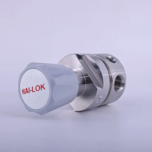 Nr12 HP <strong>Gas</strong> Laboratory High Flow Piston Cylinder <strong>Pressure</strong> Regulator SS316 S1 2 FNPT 5000psi Cylinder Regulator with Two <strong>Gauge</strong> - Product Image 1