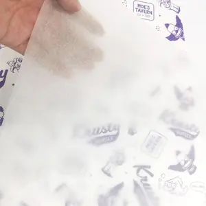 17 gsm weißes Glaspapier personalisierte Verpackungsbögen für Kleidung Kleidung weißes Seidenpapier