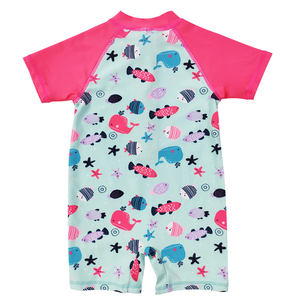 <span class=keywords><strong>Maillot</strong></span> <span class=keywords><strong>de</strong></span> <span class=keywords><strong>bain</strong></span> une pièce personnalisé pour enfants, avec fermeture éclair avant, pour <span class=keywords><strong>piscine</strong></span> et plage, respirant, protection UV, pour bébés garçons - Product Image 2