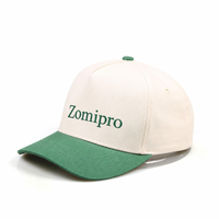 Gorra de Béisbol de 5 Paneles con Logotipo Personalizado, Gorra de Dos Tonos con Visera Curva, Gorras Deportivas Bordadas Lisas al por Mayor para Hombres, Golf y Actividades al Aire Libre