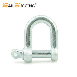 Grillete de Anclaje Tipo Europeo, Grillete Marítimo con Perno Roscado, Grillete de Anclaje Forjado en Frío, Electrogalvanizado, Algema, Manilha de <span class=keywords><strong>Ancora</strong></span> - Product Image 1