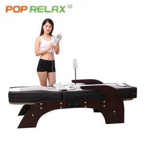 Rouleaux automatiques de corps complet pour le dos Corée Nugar Meilleur lit de massage thermique électrique en jade naturel thérapie infrarouge