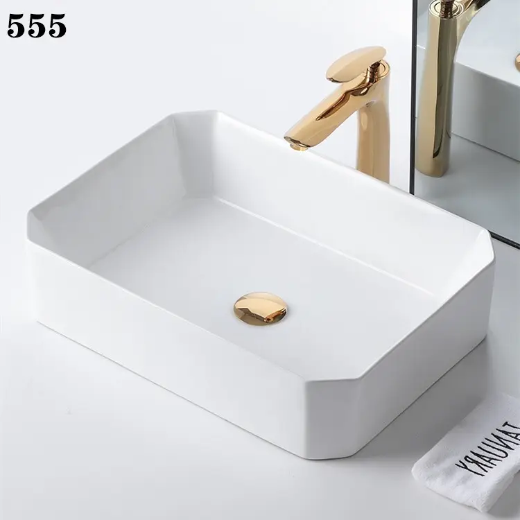 555 Bain turc Bassin Lavabo D'angle De Luxe Petit Chaozhou Art Bien En Céramique Murale Pour Laver Les Cheveux Haute qualité