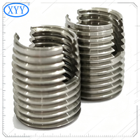 TC4 Titanium Alloy Self Tapping Insert for Industrial Thread Reinforcement Standard Size Precise Self Tapping Insert Thread