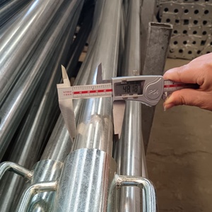 4m 3m <span class=keywords><strong>5m</strong></span> galvanisé réglable télescopique échafaudage échafaudage étaiement cric acier étai pour les fournisseurs de Construction - Product Image 5