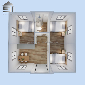 Maison conteneur préfabriquée, mobile, pliable et extensible de 40 pieds et deux pièces à vendre - Product Image 2
