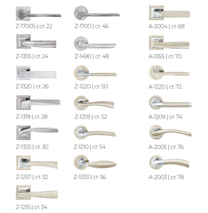 Morden phong cách Kẽm hợp kim Đòn Bẩy Cửa nội thất Cửa kéo xử lý - Product Image 4