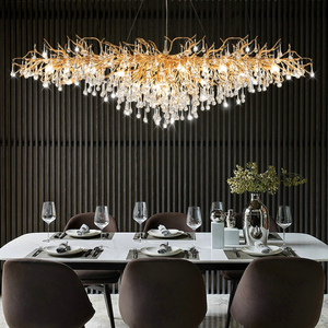 Moderne LED Lampes Suspendues 24W Creative Mesh Cristal Suspension Lampe Simple Pétale Pendentif Lampes Hauteur Réglable Suspension Restaurant Chambre Salon Salle À Manger Lustre Everything Is Fine