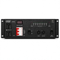 Séquenceur d'alimentation 16 canaux avec filtre, contrôle par relais 40A, écran LCD, liaison USB XLR pour performances, conférences et audio