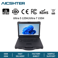 Nouvel ordinateur portable robuste Intel IP65 17,3 pouces RTX 4060 8 Go double RJ45 Gigabit pour station de contrôle au sol