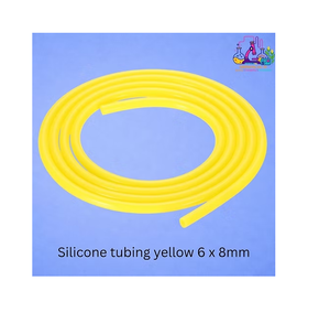 Tuyau en silicone jaune de qualité supérieure 6x8mm, haute flexibilité, taille OEM, résistant aux produits chimiques, pour laboratoire - Product Image 3