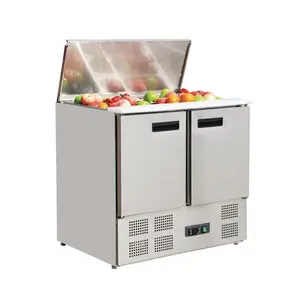 Mesa <span class=keywords><strong>de</strong></span> Preparación <span class=keywords><strong>de</strong></span> Sándwiches Usada para Subway, Barra Refrigerada para Ensaladas - Product Image 1