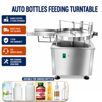 Table d'alimentation rotative automatique pour bouteilles SUS304 – Plateforme tournante de tri, de collecte et de tamponnement pour bouteilles en plastique et en verre