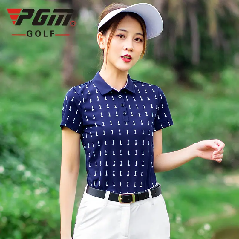 PGM — T-shirt à manches courtes pour femme, tissu coréen, séchage rapide, Golf, nouvel arrivage, été