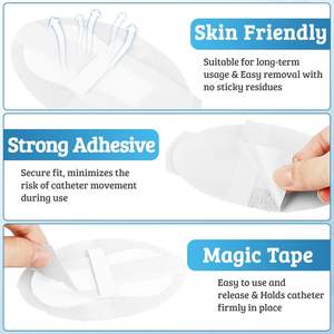 स्व-चिपकने वाला यूरिनरी लेग बैग लेगबैंड धारक स्टिकर केथेटर स्टेबलाइजेशन डिवाइस कैथेटर ड्रेसिंग - Product Image 3