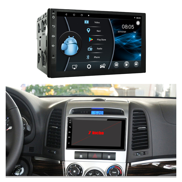 2 Din Car Radio GPS Android 7 Inch Carplay for Nissan Hyundai Kia Toyota Universal Multimedia Player Autoradio